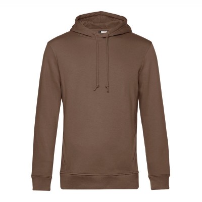 Felpe Organic Hooded colore mocha taglia XS