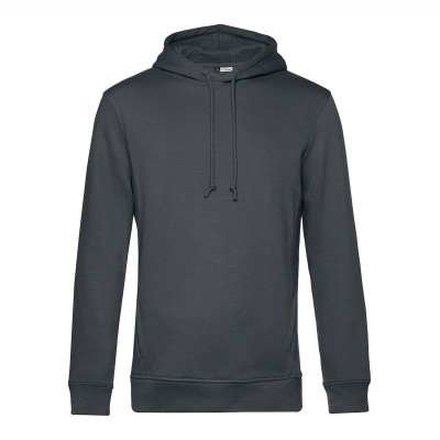 Felpe Organic Hooded colore asphalt taglia XS