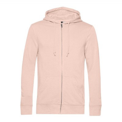 Felpe Organic Zipped Hood colore soft rose taglia XS