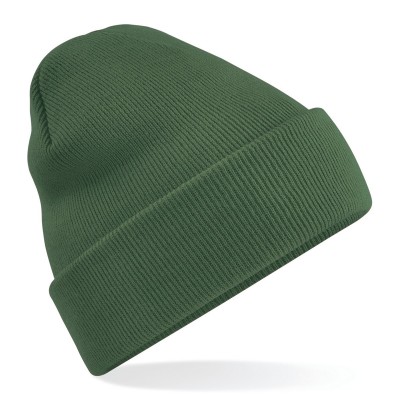 Cappelli Original Cuffed Beanie colore moss green taglia UNICA