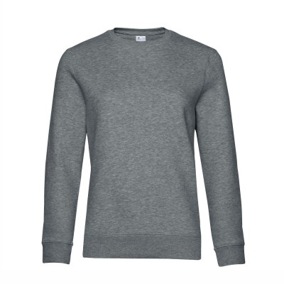 Felpe QUEEN Crew Neck colore heather mid grey taglia XS