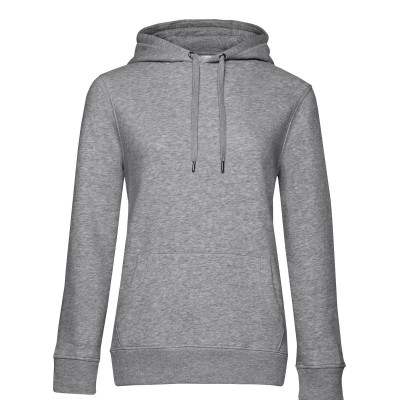 Felpe QUEEN Hooded colore heather grey taglia XS