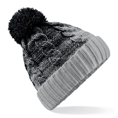 Cappelli Ombré Beanie colore black/light grey taglia UNICA