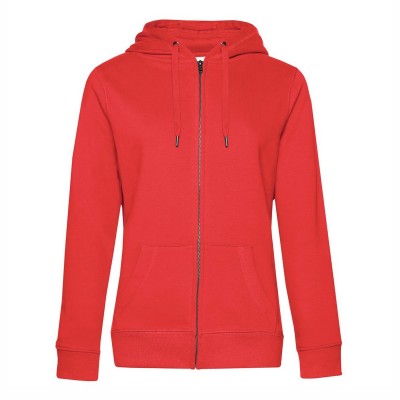 Felpe QUEEN Zipped Hood colore red taglia XS