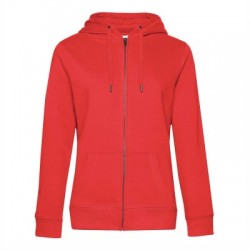Felpe QUEEN Zipped Hood colore red taglia XS