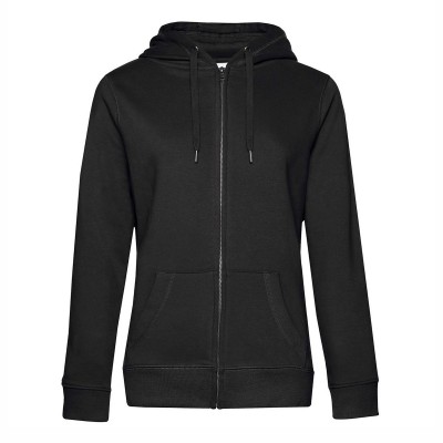 Felpe QUEEN Zipped Hood colore black pure taglia XS