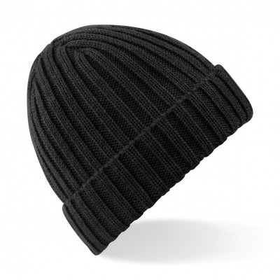 Cappelli Chunky Ribbed Beanie colore black taglia UNICA