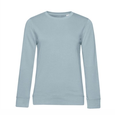 Felpe Organic Crew Neck /women colore blue fog taglia XS