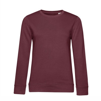 Felpe Organic Crew Neck /women colore burgundy taglia XS