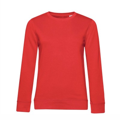 Felpe Organic Crew Neck /women colore red taglia XS