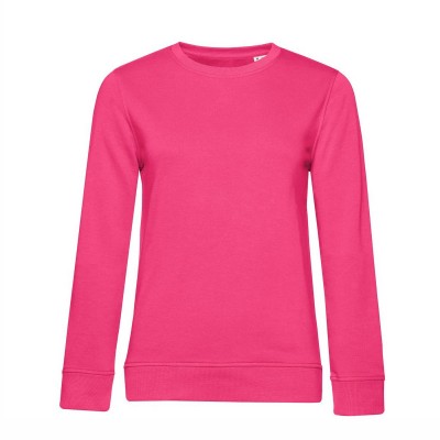 Felpe Organic Crew Neck /women colore magenta pink taglia XS