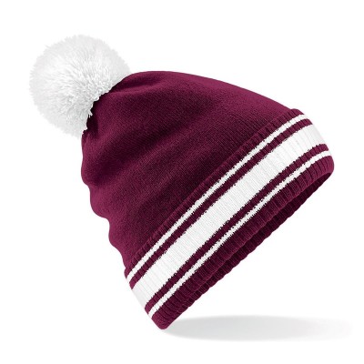Cappelli Stadium Beanie colore burgundy/white taglia UNICA