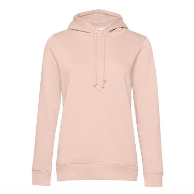 Felpe Organic Hooded /women colore soft rose taglia XS