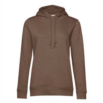 Felpe Organic Hooded /women colore mocha taglia XS