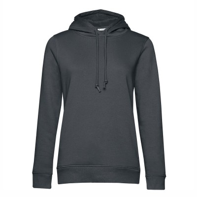 Felpe Organic Hooded /women colore asphalt taglia XS