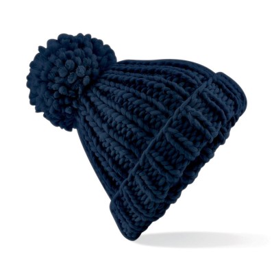 Cappelli Oversized Hand-Knitted Beanie colore french Navy taglia UNICA