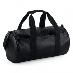 Borse Faux Leather Barrel Bag 2