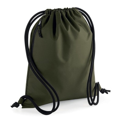 Borse Recycled Gymsac colore military green taglia UNICA