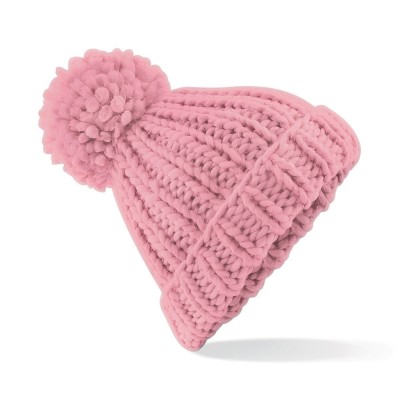 Cappelli Oversized Hand-Knitted Beanie colore dusky pink taglia UNICA