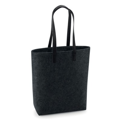 Borse Premium Felt Tote colore charcoal melange/black taglia UNICA