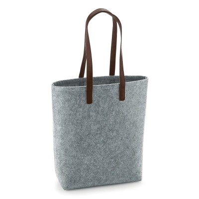 Borse Premium Felt Tote colore grey melange/tan taglia UNICA