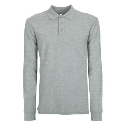 Polo Evolution Polo L/S colore grey heather taglia S