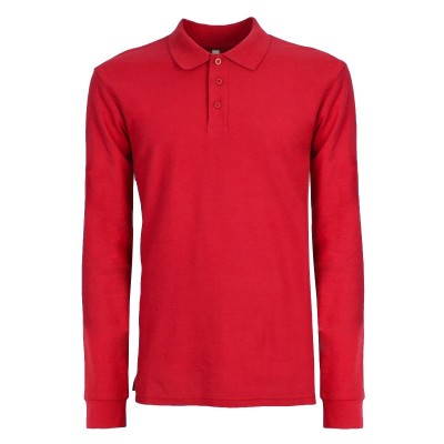 Polo Evolution Polo L/S colore red taglia S