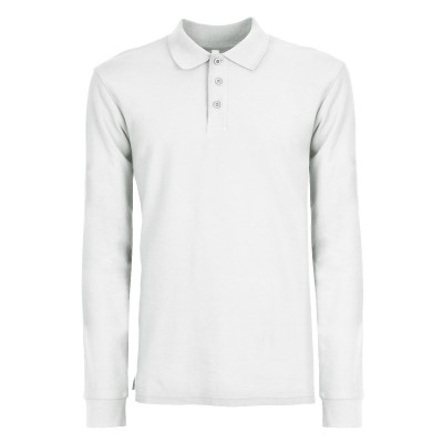 Polo Evolution Polo L/S colore white taglia S