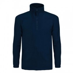 Pile Fleece half zip colore navy taglia S