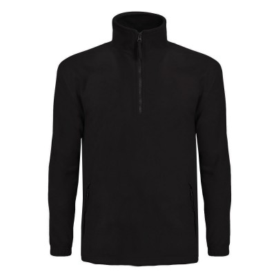 Pile Fleece half zip colore black taglia S