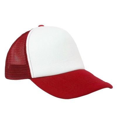 Cappelli Mesh Cap colore red/white taglia UNICA