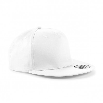 Cappelli 5 Panel Snapback Rapper Cap colore white taglia UNICA