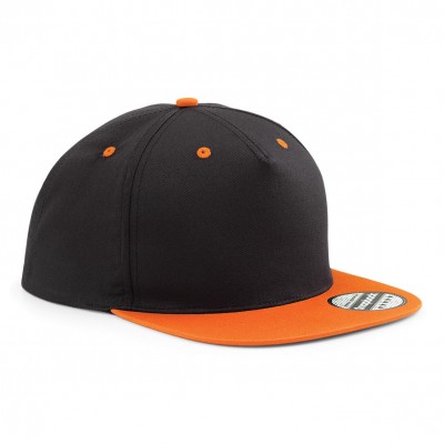 Cappelli 5 Panel Contrast Snapback colore black/orange taglia UNICA