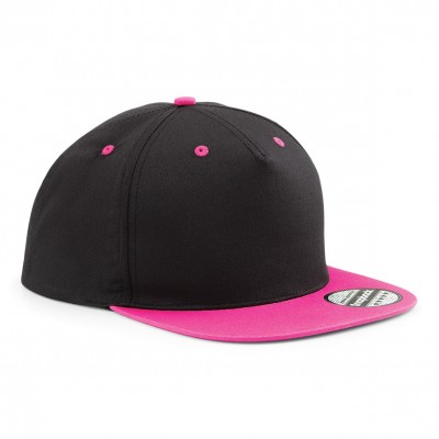 Cappelli 5 Panel Contrast Snapback colore black/fuchsia taglia UNICA