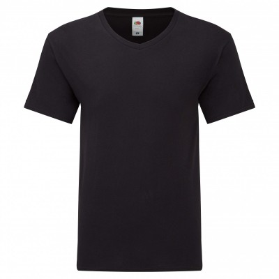 T-Shirt Iconic 150 V-Neck T colore black taglia S