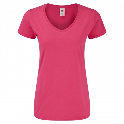 T-Shirt Ladies 150 V-Neck T colore fuchsia taglia XS