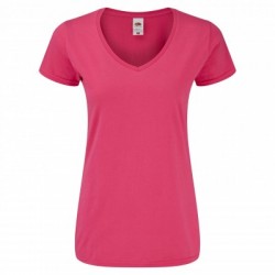 T-Shirt Ladies 150 V-Neck T colore fuchsia taglia XS
