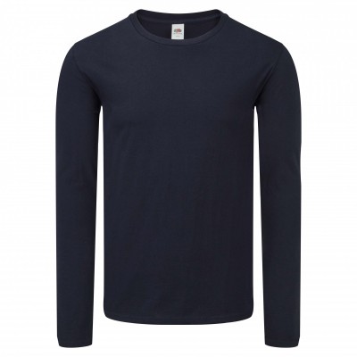 T-Shirt Iconic 150 Classic LS T colore deep navy taglia S