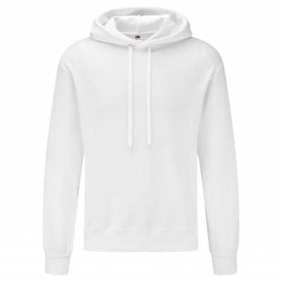 Felpe Classic Hooded Basic Sweat colore white taglia XS
