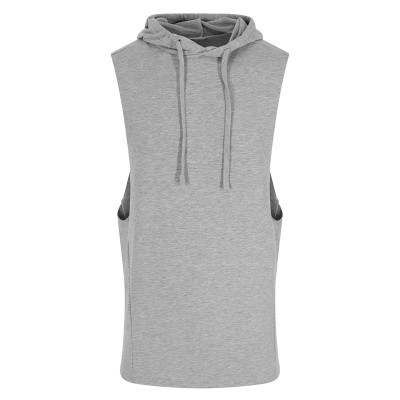 Felpe Urban Sleeveless Muscle Hoodie colore sports grey taglia S