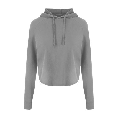Felpe Girlie Cross Back Hoodie colore sports grey taglia XS