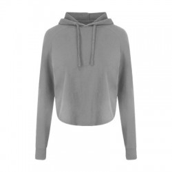 Felpe Girlie Cross Back Hoodie colore sports grey taglia XS
