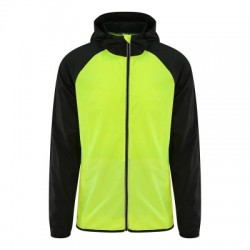 Giacche Cool Contrast Windshield Jacket colore electric yellow/jet black taglia XS