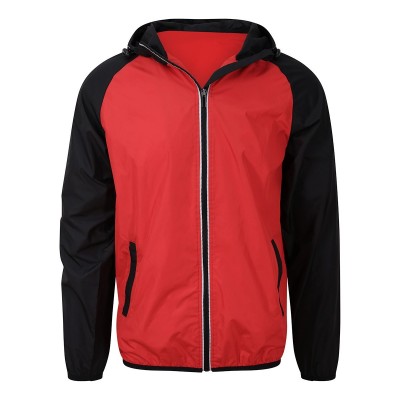 Giacche Cool Contrast Windshield Jacket colore fire red/jet black taglia XS