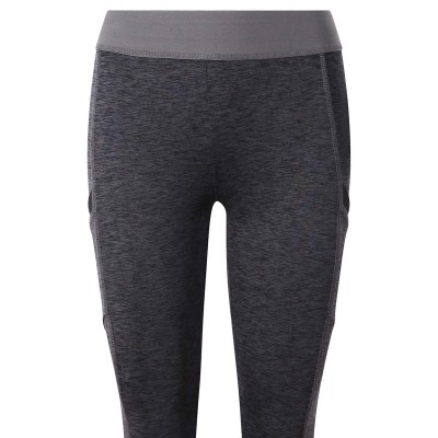 Pantaloni Girlie Cool Dynamic Leggings colore black slate melange/jet black taglia L