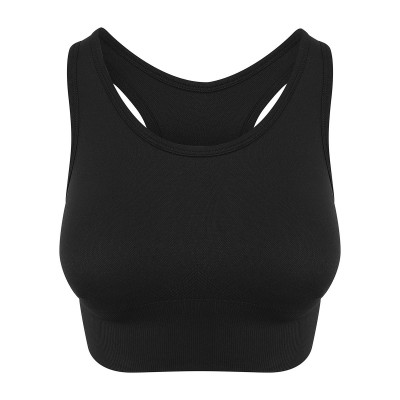 T-Shirt Girlie Cool Seamless Crop Top colore jet black taglia XS