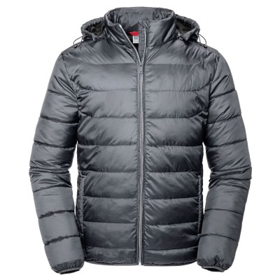 Giacche Men's Hooded Nano Jacket colore Iron Grey taglia S