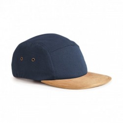 Cappelli Suede Peak 5 Panel Cap colore navy taglia UNICA