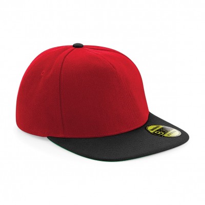 Cappelli Original Flat Peak Snapback colore classic red/black taglia UNICA