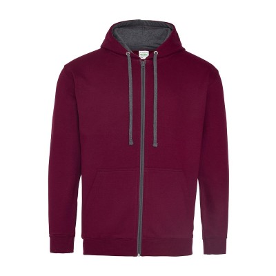 Felpe Varsity Zoodie colore burgundy/charcoal taglia S